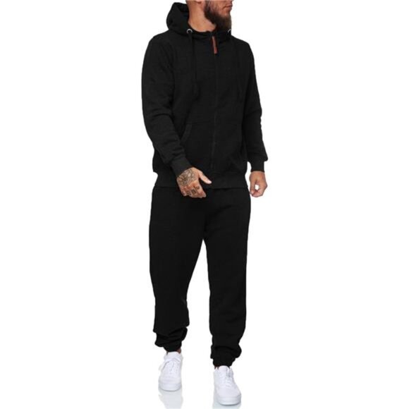 Sweat suits men Tracksuits 2 Piece sets Athletic Jogging suits Casual Outfits - Picture 7 of 7